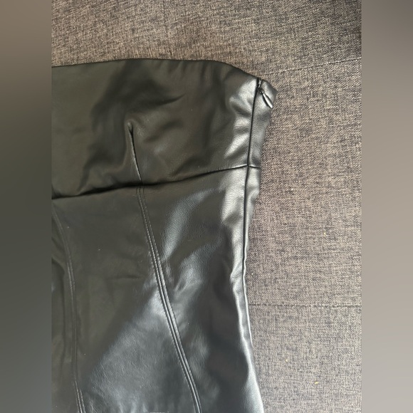 Zara Leather Tube Top - Picture 7 of 9